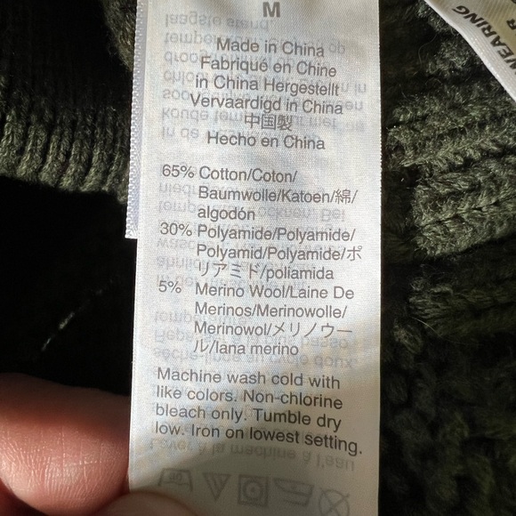 J. Crew Olive Green Turtleneck Poncho Sweater - Picture 9 of 11